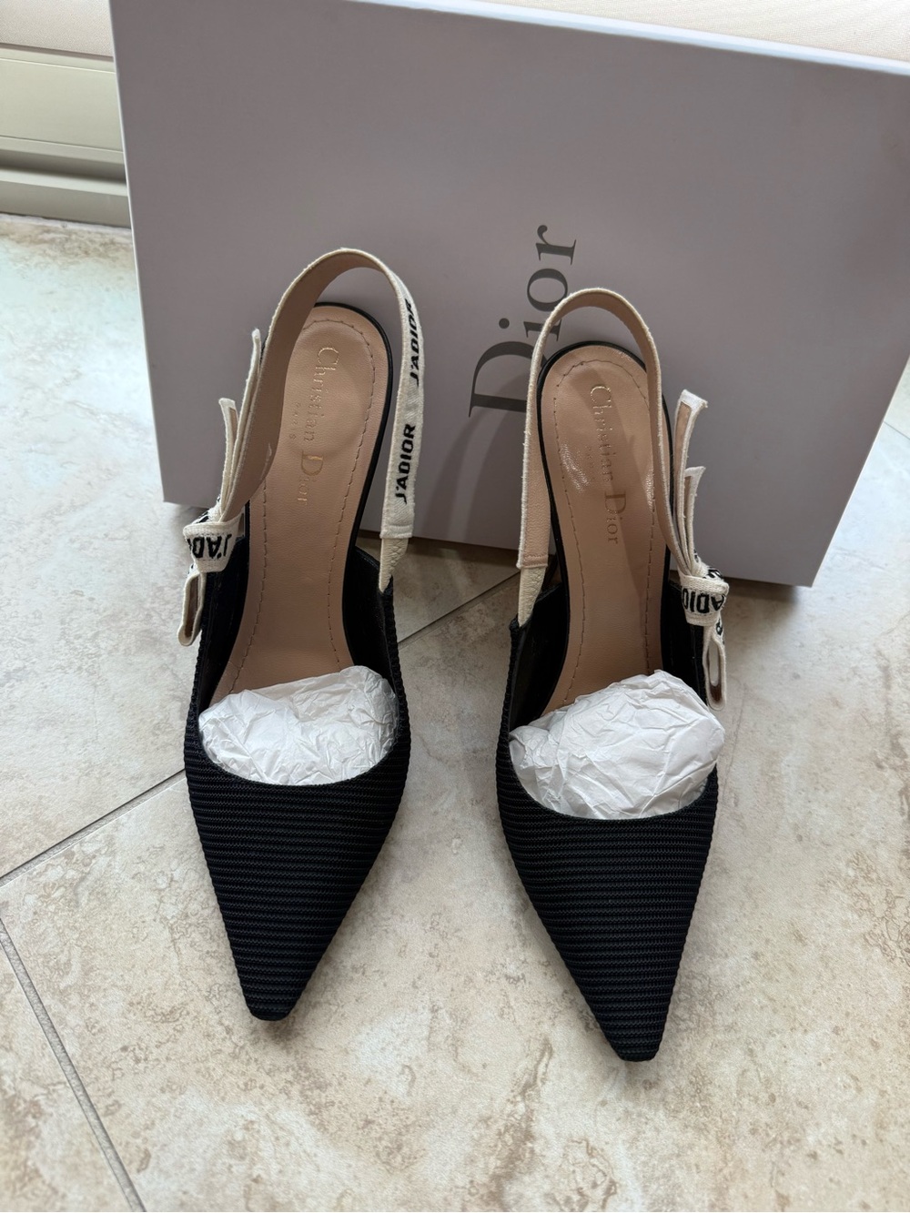 Dior J'Adior Slingback Pump
Black Technical Fabric size 39 - Picture 2 of 7